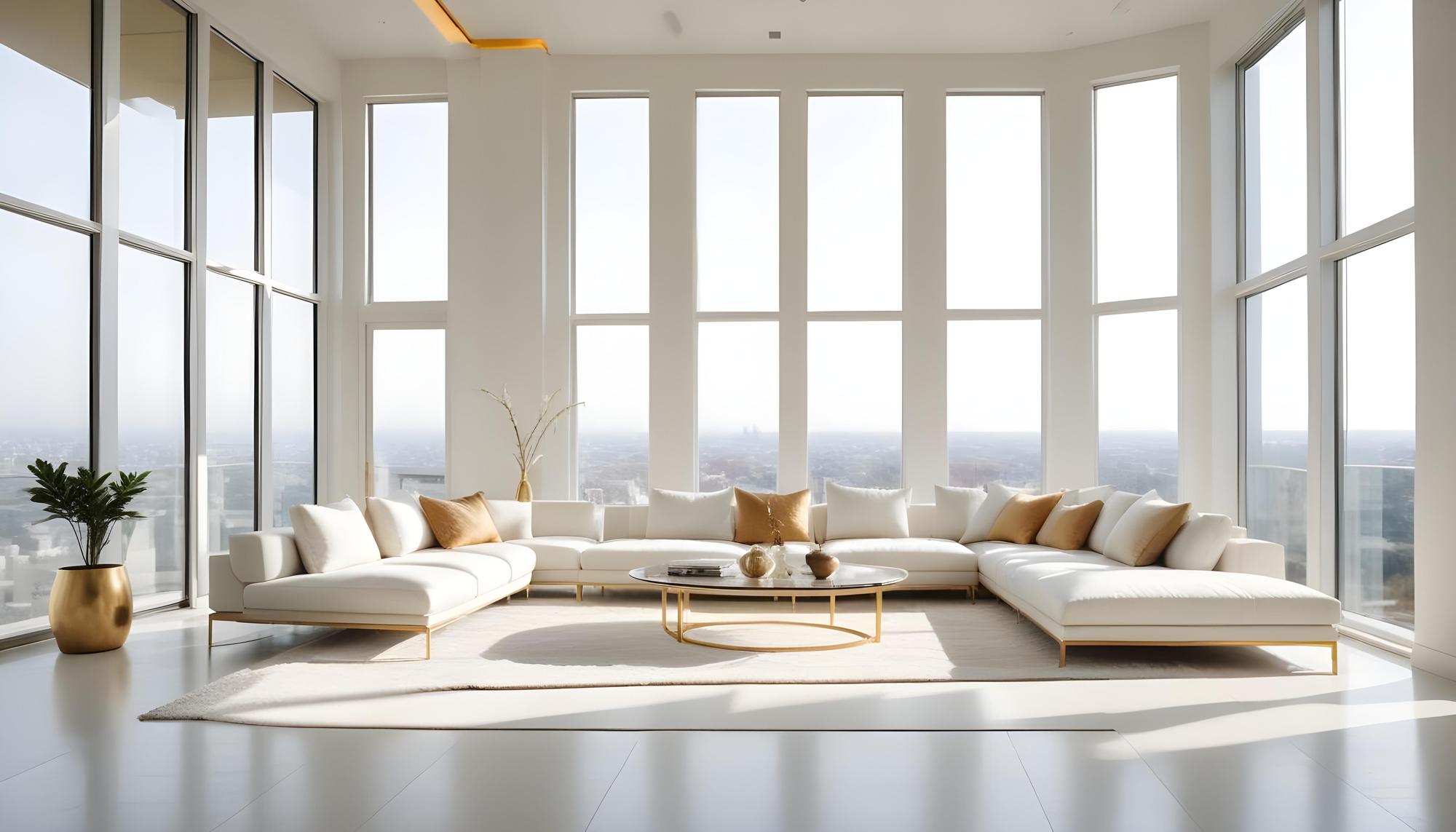 Apartament de lux cu vedere largă